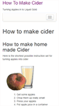 Mobile Screenshot of howtomakecider.com